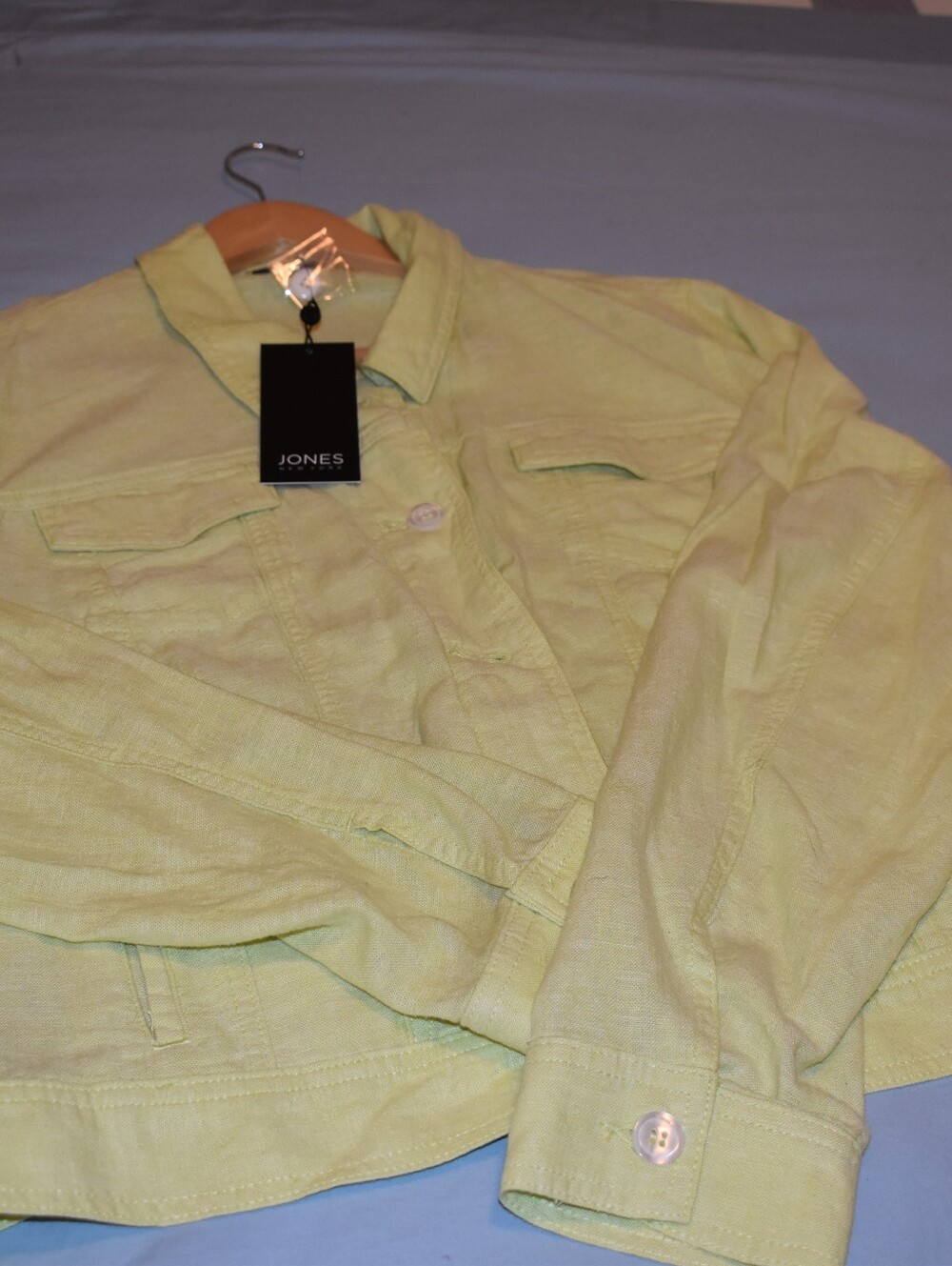 Jones New York Pale Lime Lightweight Jacket